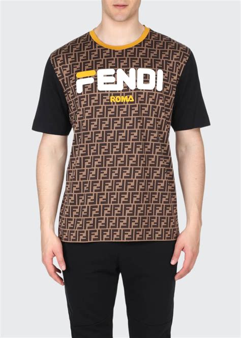 fendi t-shirt men's sale|Fendi t shirt i offer.